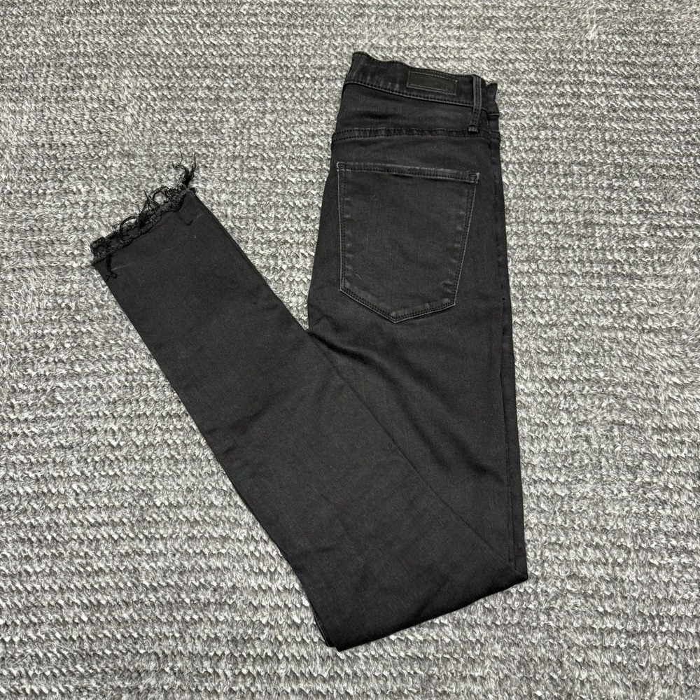 Abercrombie & Fitch Womens Ultra High Rise Super Skinny Jeans 26 Distressed Raw
